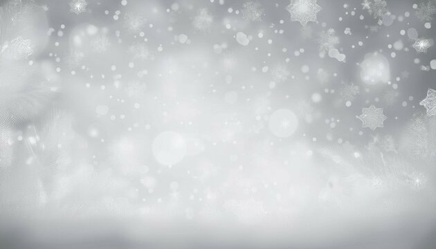 abstract white and gray snow blur background.