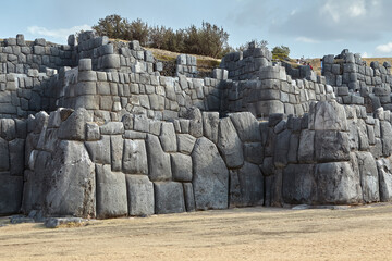Sacsayhuamán is a monumental Inca fortress located on the outskirts of Cusco, Peru. This UNESCO...