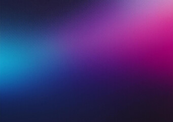Fototapeta premium Dark grainy gradient background blue magenta pink purple black colors banner poster cover abstract design