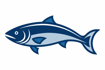 Obraz premium Atlantic salmon fish vector design on a white background