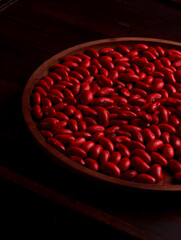 red beans seed adzuki diet japan herbal asia health protein traditional plant ingredients grains raw