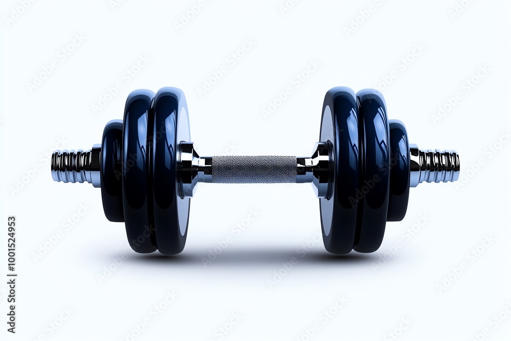 Poster minimal dumbbell icon, a simple and sleek representation of strength training, designed in modern, a