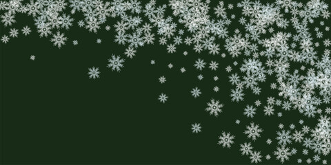 Happy Holiday card. Hello winter border.  Shimmering blur spot lights on abstract background