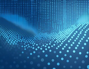 blue blurry dots background