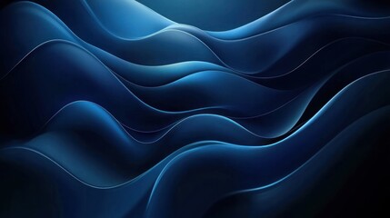 Fototapeta premium Abstract Blue Waves