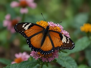 Butterfly resting gracefully.