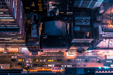 Digital Dusk: NYC’s Cyberpunk Skyline