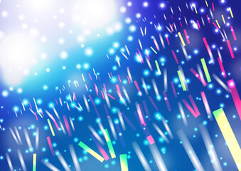 コンサート会場風のキラキラ背景素材