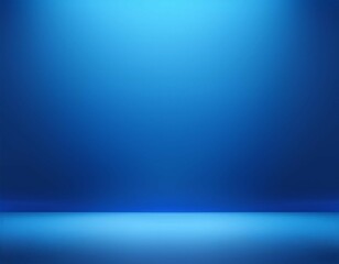 Obraz premium Blue empty room studio gradient used for background and display your product