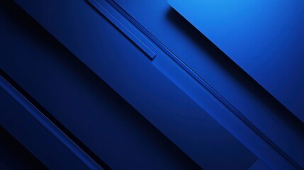 Abstract Blue Geometric Background