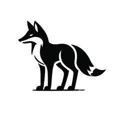 Obraz premium Fox Silhouette