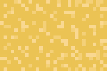 Abstract banner background with pixel style yellow squares. Modern vector backdrop