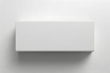 white rectangle cardboard box AI generative