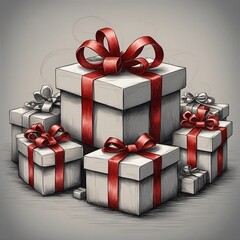 Geschenke. Generative AI Technologie