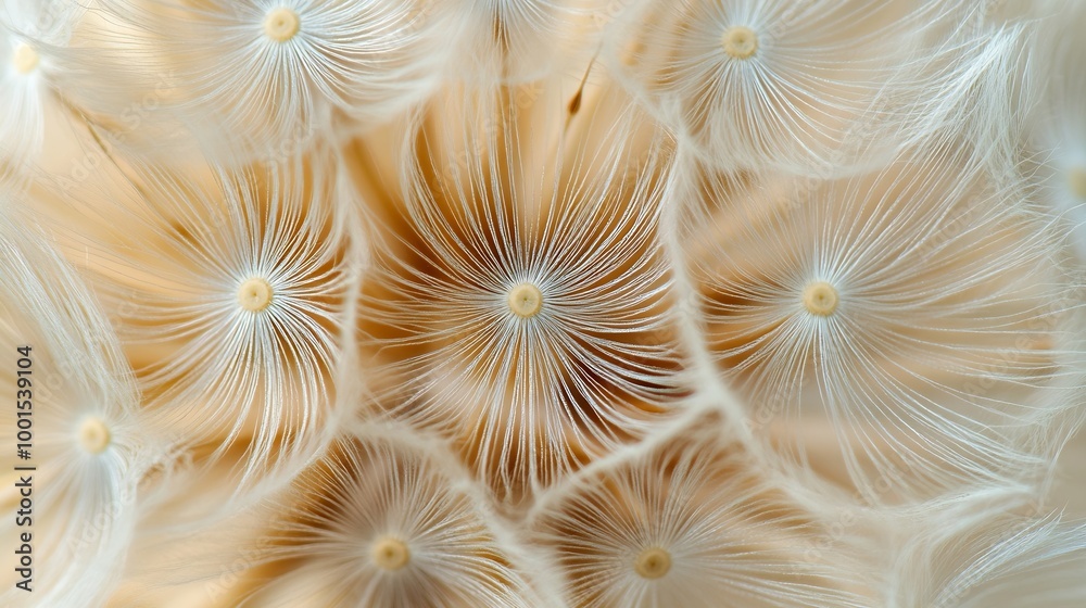 Poster tragopogon pseudomajor s nikit dandelion seeds photo close up : generative ai