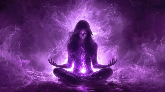 Prayer to the Violet Flame Visualize and meditate on the Violet Flame and when it is very much alive in your mind, say the following prayer: Divine I AM