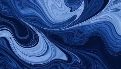 Marble ink, Dark blue marble pattern texture abstract background.