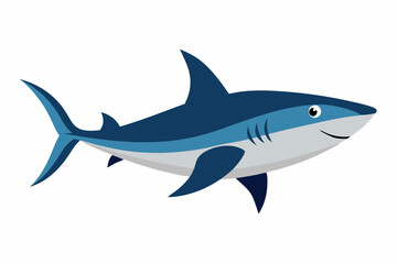 Fototapeta premium Mako shark fish creative vector design