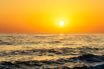 atardecer en baja
