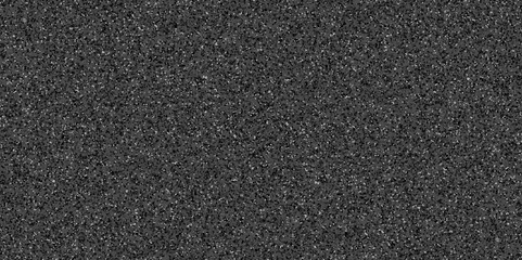 Abstract design with black paper background and terrazzo flooring texture. Terrazzo design with white polished sandstone wall texture. this design are uses for Quartz surface white.	