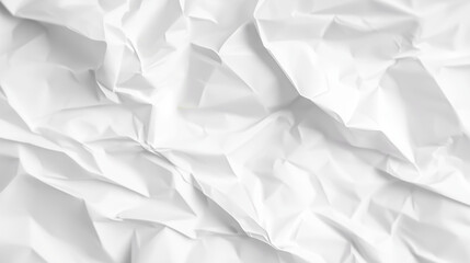Obraz premium white background with crumpled paper texture