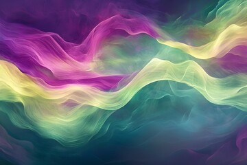 Obraz premium Ethereal Aurora Light Trails