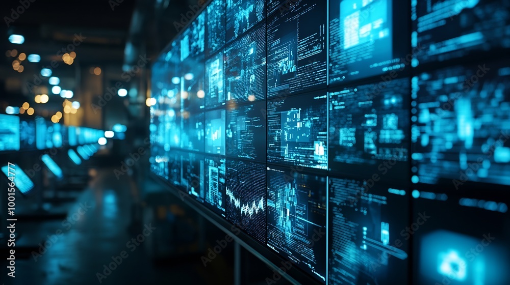 Poster Security monitoring threat protection on the network protection data from spam virus by notification in internet email letter junk or trash mail and compromised information Cybersecuri : Generative AI