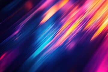 Fototapeta premium Diagonal lines forming colorful abstract background
