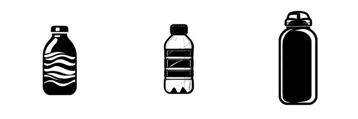 This tall drink carton icon has a droplet detail in graphic style. It is suitable for use in web design, mobile apps, and logo templates as an isolated modern illustration.