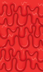 Melting tomato and mustard sauce. Yellow cheese sauce splash. melted tomato sauce splashing. Cheese with drip and melting sauce 