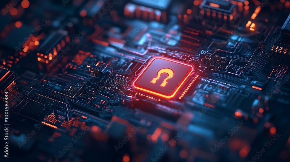 Aufkleber Cyber Security Data Protection Information from system hacked warning alert cyber attack on computer network Virus Spyware Malware Maliciou software Cybercrime Compromised information  : Generative AI