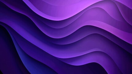 Abstract Purple Waves Background