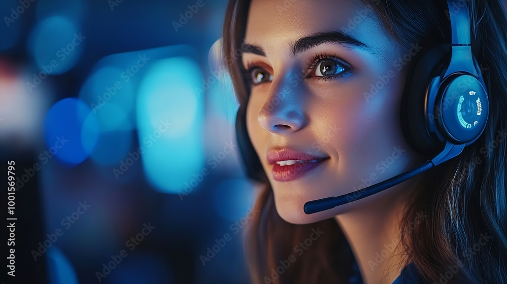 Leinwandbilder Chat conversation assistant Contact us or Customer support hotline people connect call center service customer consulting service email business contact Artificial intelligence technol : Generative AI