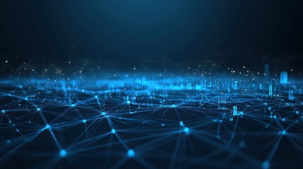 Obraz premium Abstract Digital Network