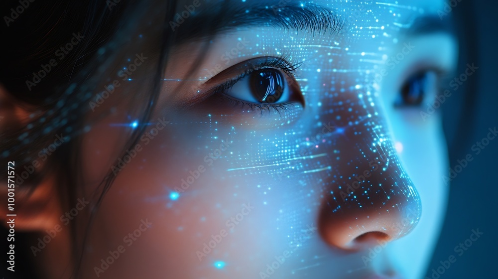 Poster KYC know your customer Business verifying the identity of clients Client authentication to access personal financial data Biometrics security digital technology against digital cyber c : Generative AI