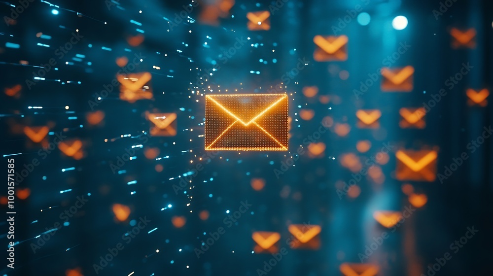 Poster Email automation email marketing marketing automation concept Using data science to drive marketing automation Develop a insight customer data strengthen customer engagement retention  : Generative AI