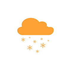 Weather icons, bad weather, sunny weather, Vector on white background.