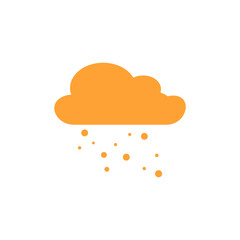 Weather icons, bad weather, sunny weather, Vector on white background.