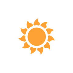 Weather icons, bad weather, sunny weather, Vector on white background.