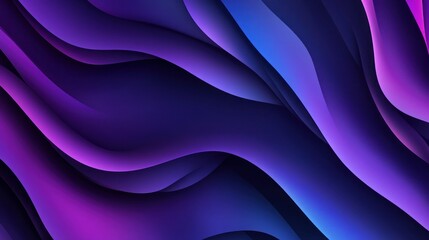 Abstract Purple and Blue Swirls