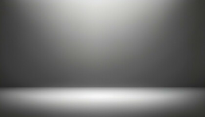 Gray empty room studio gradient used for background and display your product