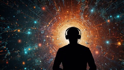 Exploring an intricate digital universe with AI creativity.