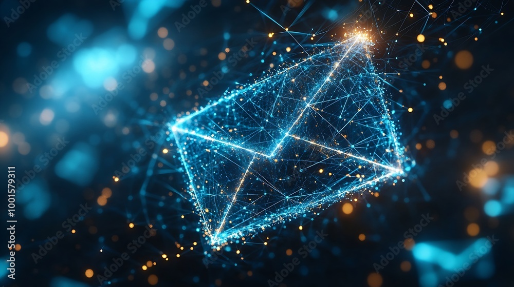 Leinwandbilder Email Protection Security from Spam virus Internet network Secure data email Security protection notification on internet letter security protect junk and trash mail and compromised in : Generative AI