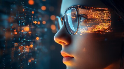 Data Science and engineering digital technology tech background Software engineer working with database and big data analytics cloud computing with AI and data exchange innovation tech : Generative AI