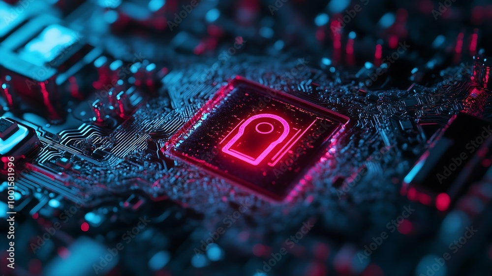 Poster cyber security concept Login User identification information security and encryption secure Internet access cybersecurity secure access to users personal information : Generative AI