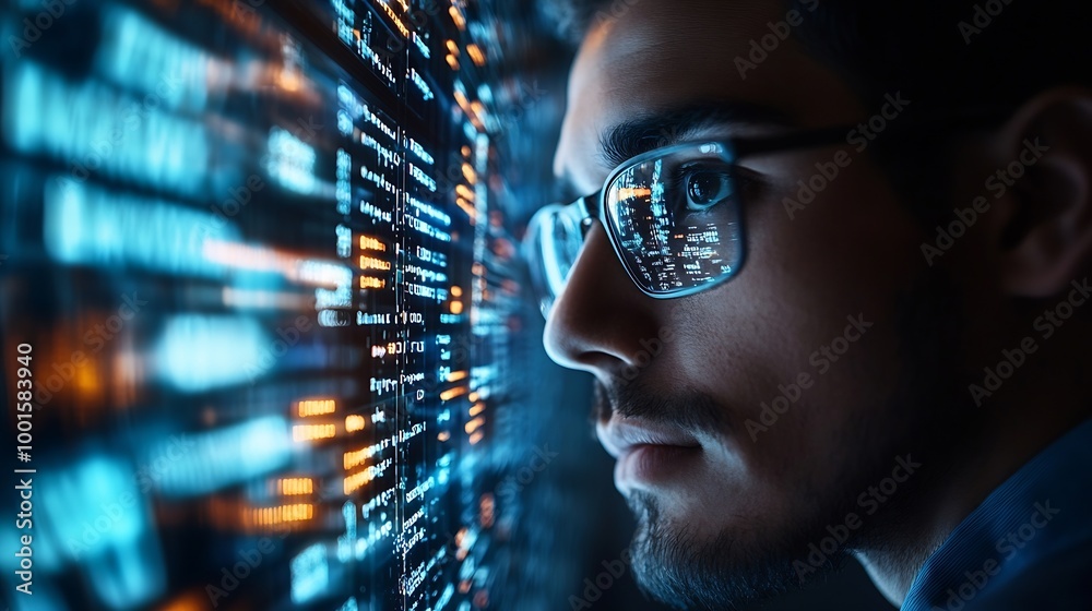 Aufkleber Cyber security network privacy data protection concept Computer programmer team with network security system software development data encryption innovation cybersecurity technology ba : Generative AI
