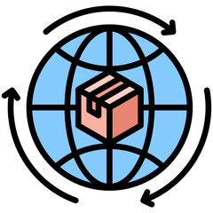 International Delivery Icon