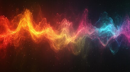 dynamic spectrum analysis of sound waves featuring colorful visualizations and unique waveform shapes, illustrating acoustic frequency data