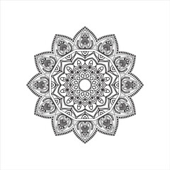Minimal mandala design