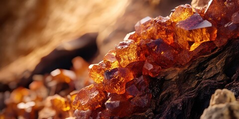 Rich Myrrh Resin in Earthy Textures